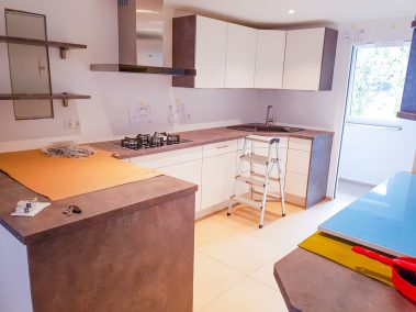 frisch renovierte Küche