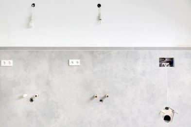 Kerlite Fliesen mit Anschlüssen in einer Küche